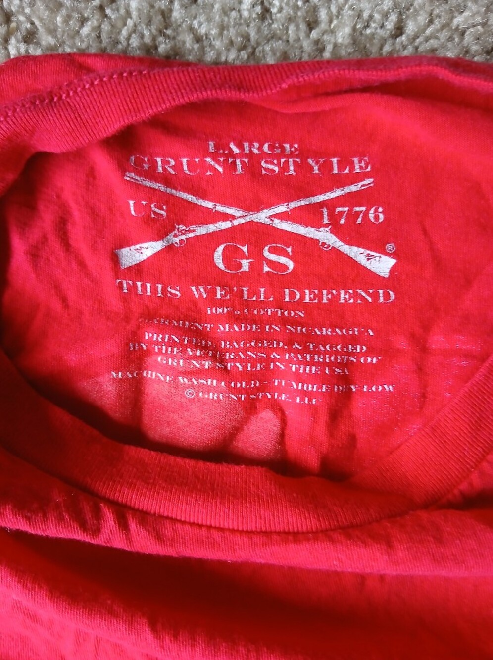 Grunt Style T Shirt - Picture 2 of 5